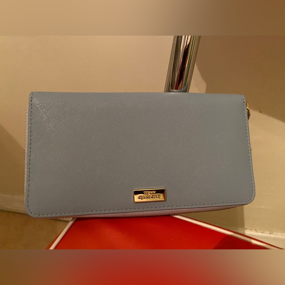 Kate Spade Blue Large Wallet